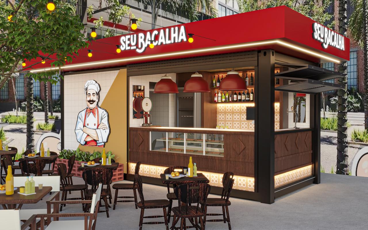 Foto de um modelo de imóvel do tipo container que pode ser usado pela franquia.